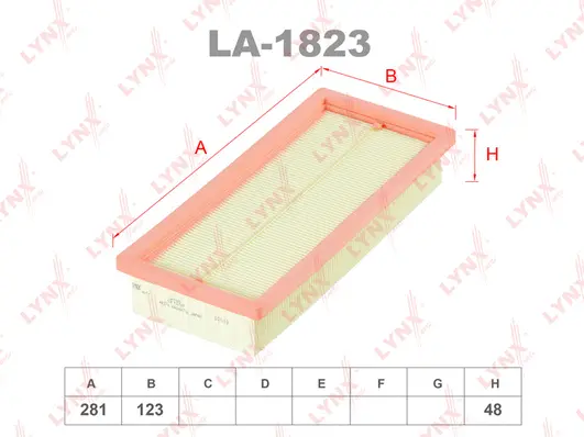 Air Filter (LA-1823)