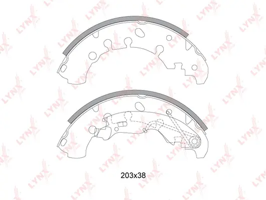 Brake Shoe Set (BS-5901)