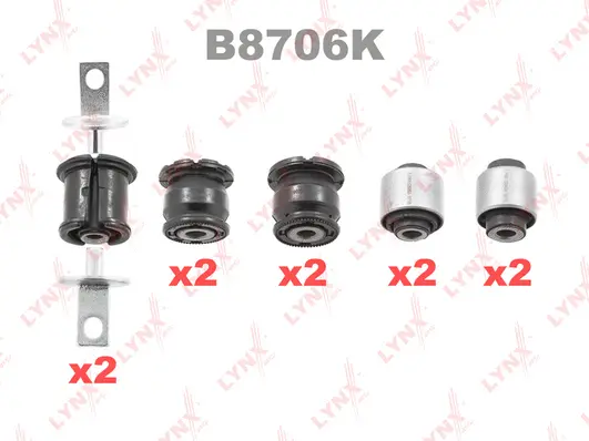 Mounting, control/trailing arm (B8706K)