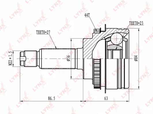 Joint Kit, drive shaft (CO-6900A)