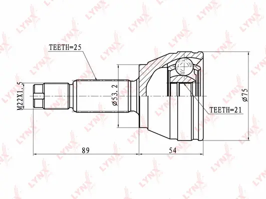 Joint Kit, drive shaft (CO-3009)