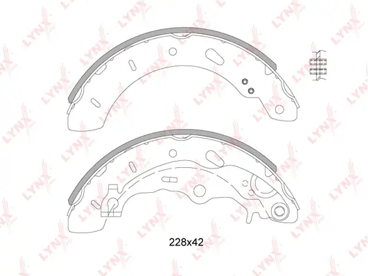 Brake Shoe Set (BS-3003)
