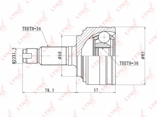 Joint Kit, drive shaft (CO-3409)