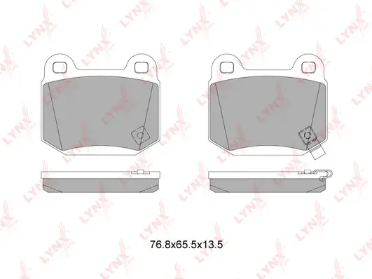 Brake Pad Set, disc brake (BD-7115)