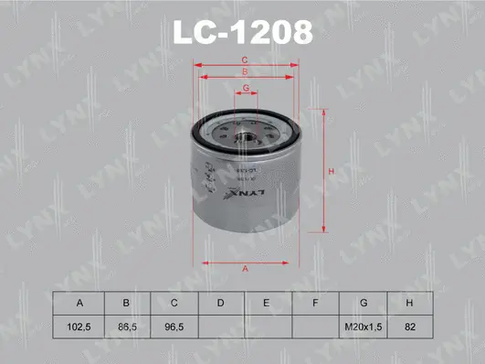 Oil Filter (LC-1208)