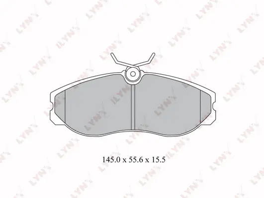 Brake Pad Set, disc brake (BD-3028)