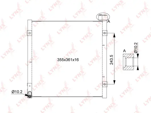 Condenser, air conditioning (RC-0258)
