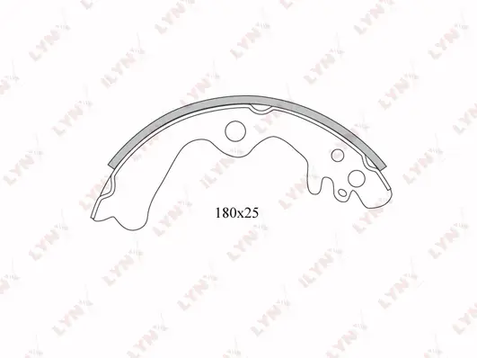 Brake Shoe Set (BS-5701)