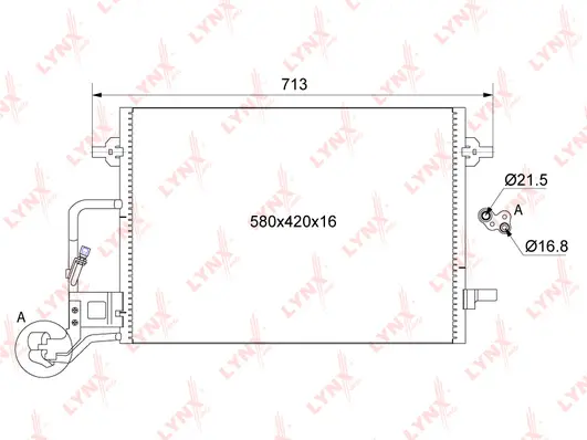 Condenser, air conditioning (RC-0520)