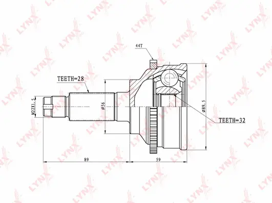 Joint Kit, drive shaft (CO-3654A)
