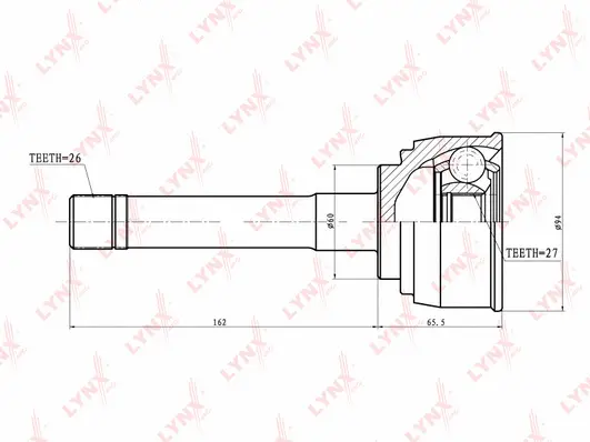 Joint Kit, drive shaft (CO-7526)