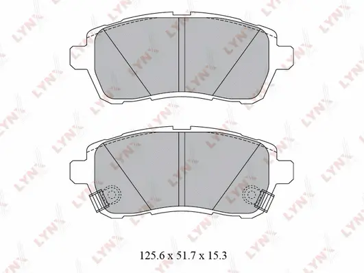 Brake Pad Set, disc brake (BD-5123)