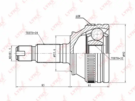Joint Kit, drive shaft (CO-5000A)