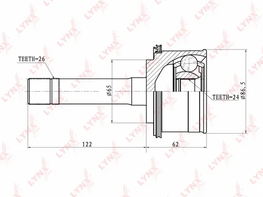 Joint Kit, drive shaft (CO-4406)