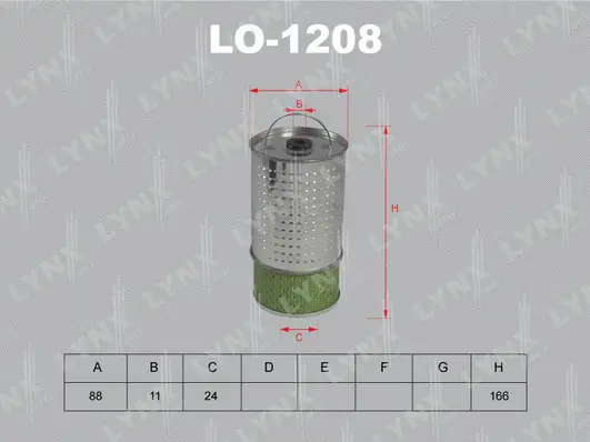 Oil Filter (LO-1208)