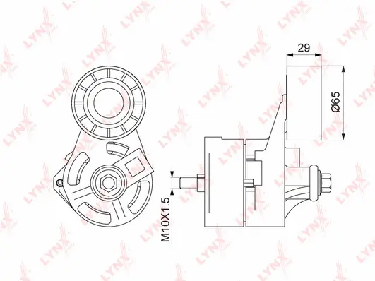 Belt Tensioner, V-ribbed belt (PT-3255)