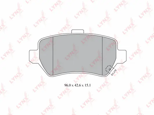 Brake Pad Set, disc brake (BD-5911)