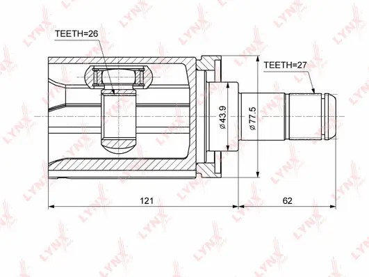 Joint Kit, drive shaft (CI-1409)