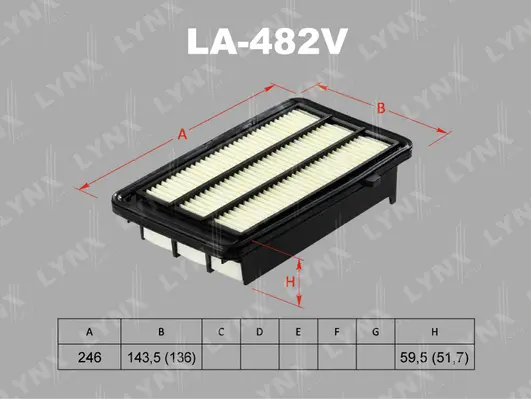Air Filter (LA-482V)