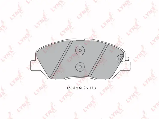 Brake Pad Set, disc brake (BD-3615)