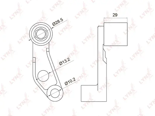 Deflection/Guide Pulley, timing belt (PB-3030)