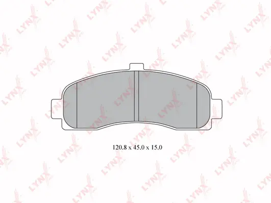 Brake Pad Set, disc brake (BD-5738)