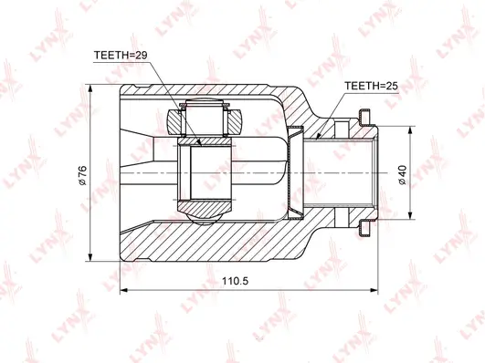 Joint Kit, drive shaft (CI-7105)