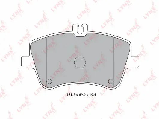 Brake Pad Set, disc brake (BD-5317)