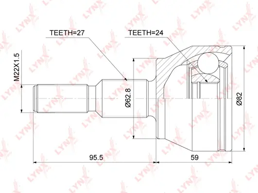 Joint Kit, drive shaft (CO-3873)