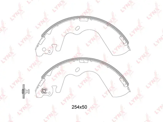 Brake Shoe Set (BS-3603)
