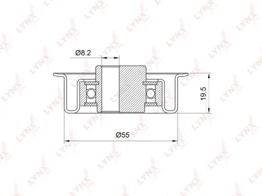 Tensioner Pulley, timing belt (PB-1035)