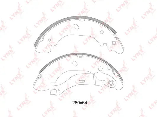 Brake Shoe Set (BS-3006)