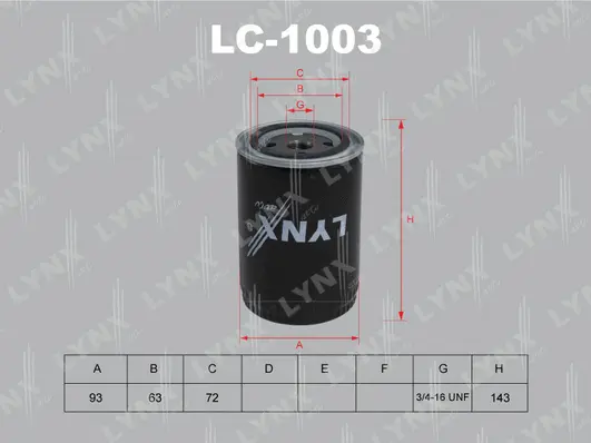 Oil Filter (LC-1003)