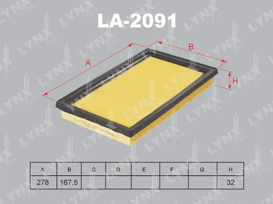 Air Filter (LA-2091)