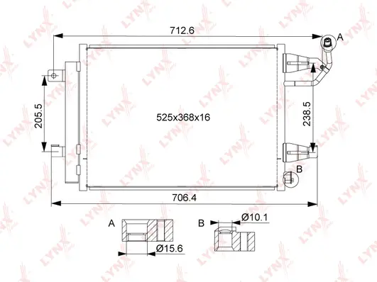 Condenser, air conditioning (RC-0353)