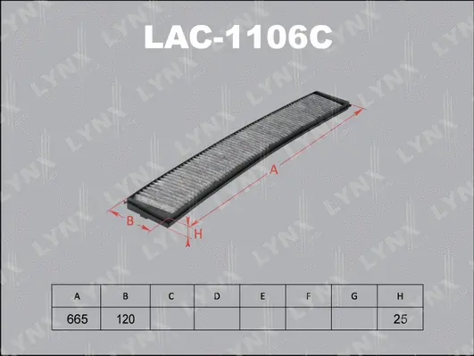 Filter, cabin air (LAC-1106C)