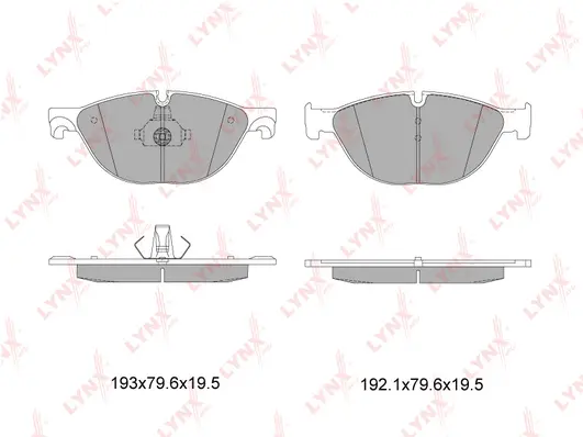 Brake Pad Set, disc brake (BD-1431)