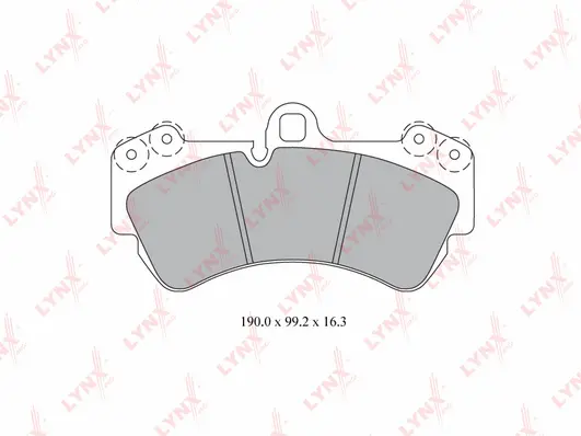 Brake Pad Set, disc brake (BD-8005)