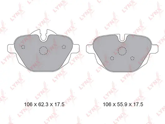 Brake Pad Set, disc brake (BD-1436)