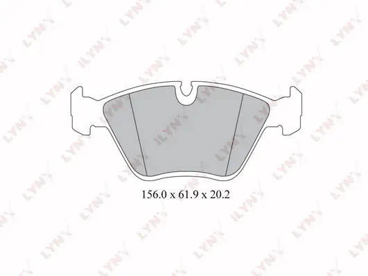 Brake Pad Set, disc brake (BD-1411)