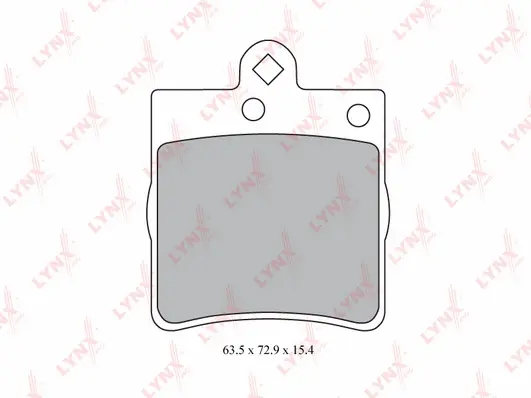 Brake Pad Set, disc brake (BD-5315)