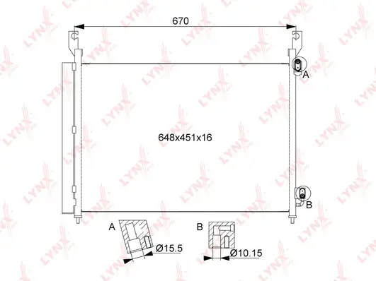 Condenser, air conditioning (RC-0429)