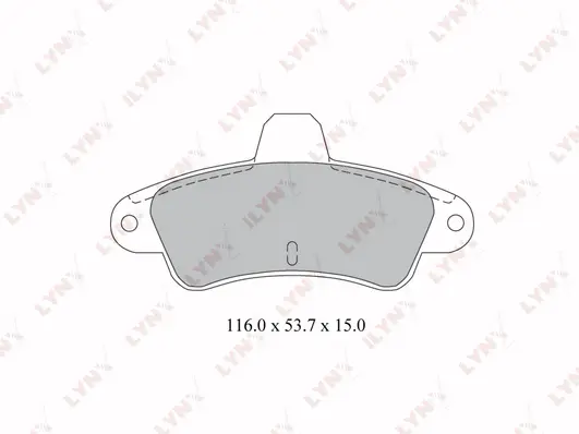 Brake Pad Set, disc brake (BD-3014)