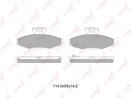 Brake Pad Set, disc brake (BD-7002)