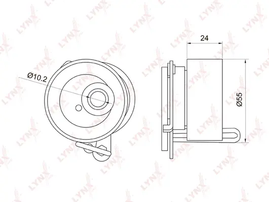 Tensioner Pulley, timing belt (PB-1019)