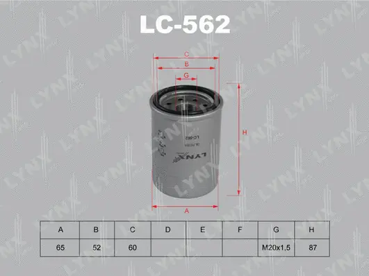 Oil Filter (LC-562)