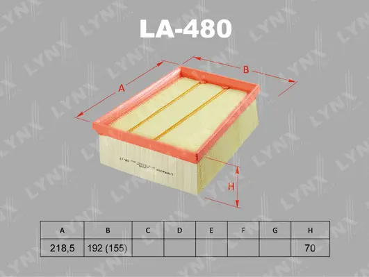 Air Filter (LA-480)