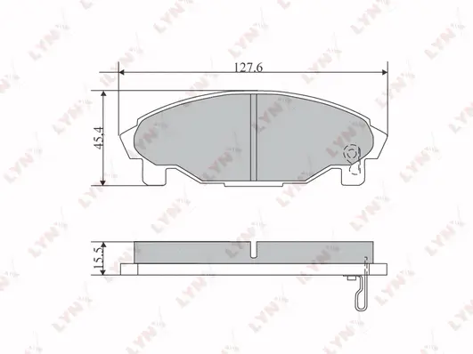 Brake Pad Set, disc brake (BD-2402)
