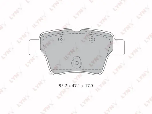 Brake Pad Set, disc brake (BD-2211)