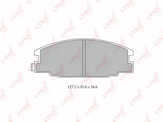 Brake Pad Set, disc brake (BD-5918)